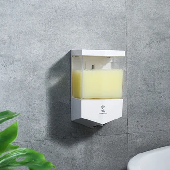 650ml Storage Large Capacity Leakproof Automatic Soap Dispenser Touchless Hotel Wall Mounted Infrared Sensor Visible Office
650ml Storage Large Capacity Leakproof Automatic Soap Dispenser Touchless Hotel Wall Mounted Infrared Sensor Visible Office