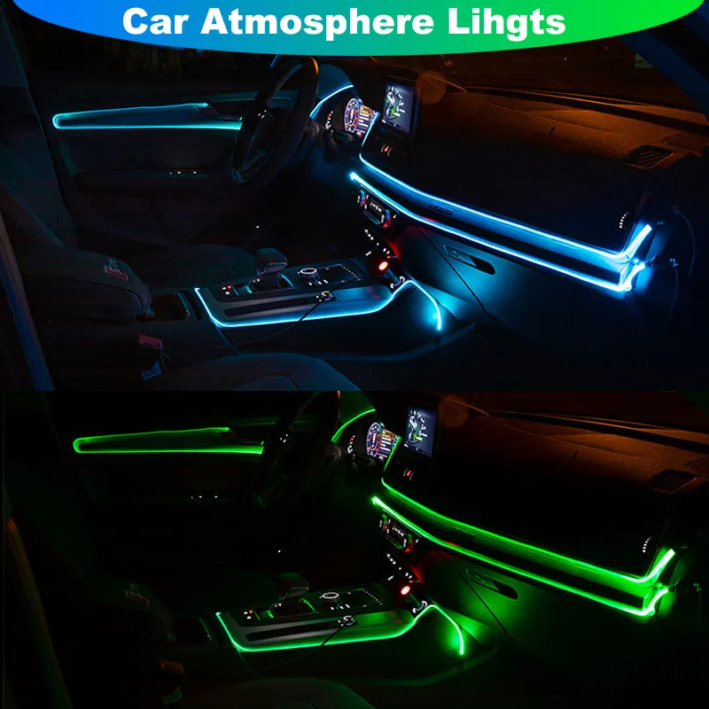 Flexible Car Atmosphere Lights RGB Multiple Modes App Remote Sound Control Auto Interior Decorative Ambient Neon Lamp Strips
Flexible Car Atmosphere Lights RGB Multiple Modes App Remote Sound Control Auto Interior Decorative Ambient Neon Lamp Strips