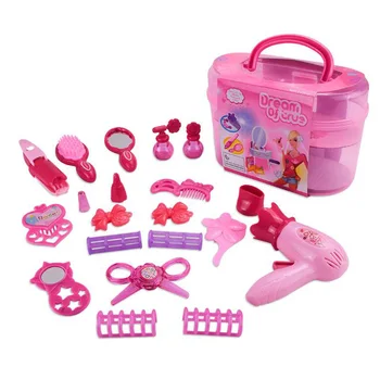 17PCS/Set Kids Make Up Toy Set Pretend Play Princess Pink Makeup Hairdressing Simulation Plastic Toy For Girls Dressing Cosmetic
17PCS/Set Kids Make Up Toy Set Pretend Play Princess Pink Makeup Hairdressing Simulation Plastic Toy For Girls Dressing Cosmetic