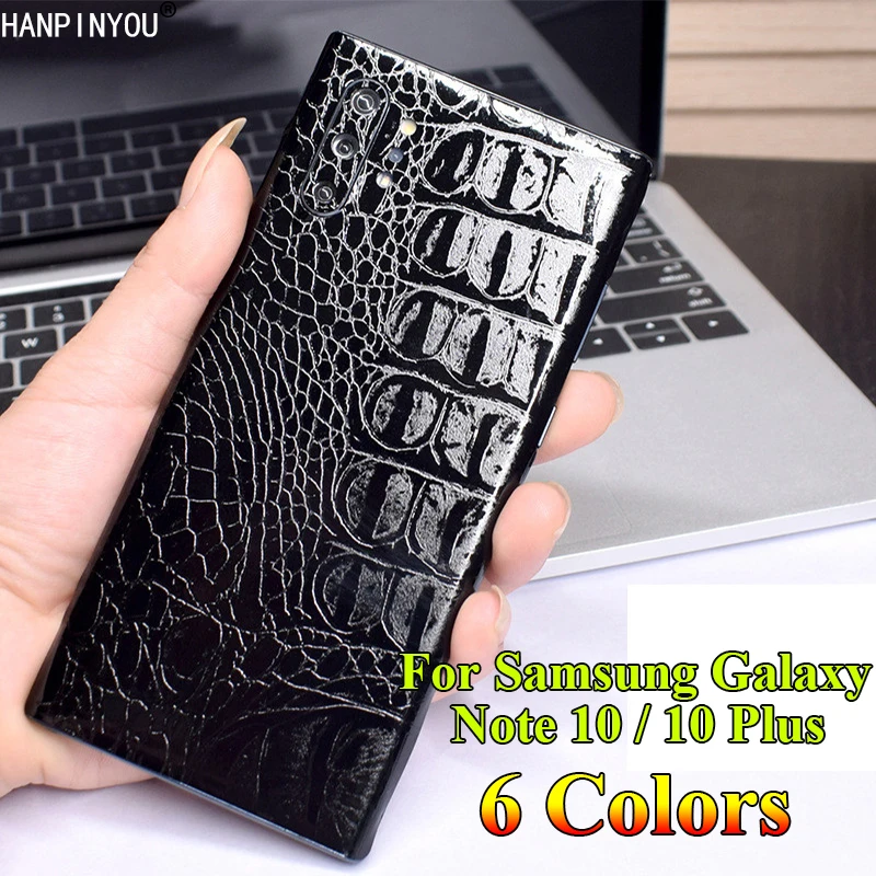 For Samsung Galaxy Note 10 / 10+ Plus / 5G Crocodile / Snake Skin Pattern Leather Full Back Cover Matte Decals Wrap Sticker Film
For Samsung Galaxy Note 10 / 10+ Plus / 5G Crocodile / Snake Skin Pattern Leather Full Back Cover Matte Decals Wrap Sticker Film