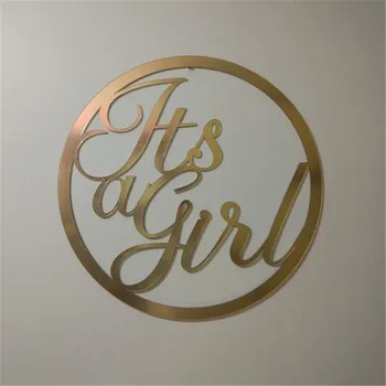 Mirror Gold Acrylic Its a Girl Sign, Custom Baby Shower Sign, Its a Girl Backdrop Wall Sign Babyshower Pregnancy Circle Sign 
Mirror Gold Acrylic Its a Girl Sign, Custom Baby Shower Sign, Its a Girl Backdrop Wall Sign Babyshower Pregnancy Circle Sign