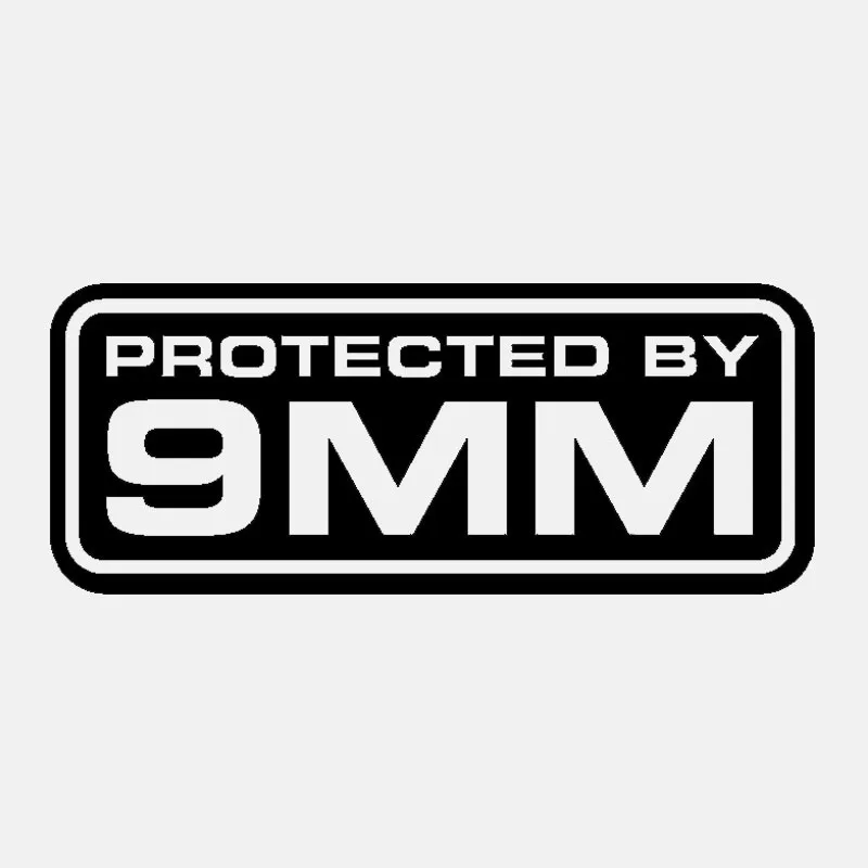 Funny Car Sticker Protected By 9MM Decor Decal Motorcycle Art Pattern Car Styling Accessories PVC 12cm X 5cm
Funny Car Sticker Protected By 9MM Decor Decal Motorcycle Art Pattern Car Styling Accessories PVC 12cm X 5cm