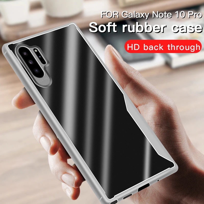 Ultra Thin Clear Crystal HD Back Cover for Samsung Galaxy Note10 Note 10 Pro Drop Protection Mobile Phone Case Fundas
Ultra Thin Clear Crystal HD Back Cover for Samsung Galaxy Note10 Note 10 Pro Drop Protection Mobile Phone Case Fundas