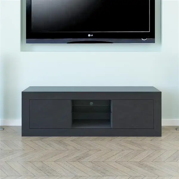 125cm Two Doors TV Cabinet with LED Night Light Black Entertainment Center Monitor Stand Locker Bedroom Living Room Furniture
125cm Two Doors TV Cabinet with LED Night Light Black Entertainment Center Monitor Stand Locker Bedroom Living Room Furniture