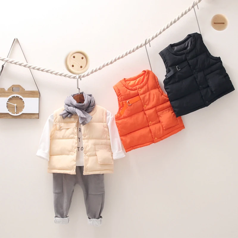 1-7 year Winter Vest for Baby Boys Girls Coat 2019 New Cotton Kids Vest Girl Waistcoat Autumn Outerwear Children Coats
1-7 year Winter Vest for Baby Boys Girls Coat 2019 New Cotton Kids Vest Girl Waistcoat Autumn Outerwear Children Coats