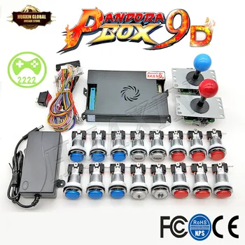 2 Player Original Pandora Box 9D 2222 Copy SANWA Joystick,Chrome LED Push Button for DIY Arcade Machine Home Cabinet with Manual
2 Player Original Pandora Box 9D 2222 Copy SANWA Joystick,Chrome LED Push Button for DIY Arcade Machine Home Cabinet with Manual