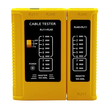 Durable Networks Cable Tester Test Tool RJ45 RJ11 LAN Wire Multifunction Ethernet Cable Tester EM88
Durable Networks Cable Tester Test Tool RJ45 RJ11 LAN Wire Multifunction Ethernet Cable Tester EM88