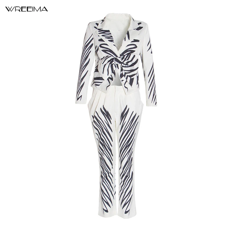 wreeima autumn Striped Hit Color Two Piece Set Women Lapel Collar Coat office Blazer High Waist Pant Female Suits Fashion 2019
wreeima autumn Striped Hit Color Two Piece Set Women Lapel Collar Coat office Blazer High Waist Pant Female Suits Fashion 2019