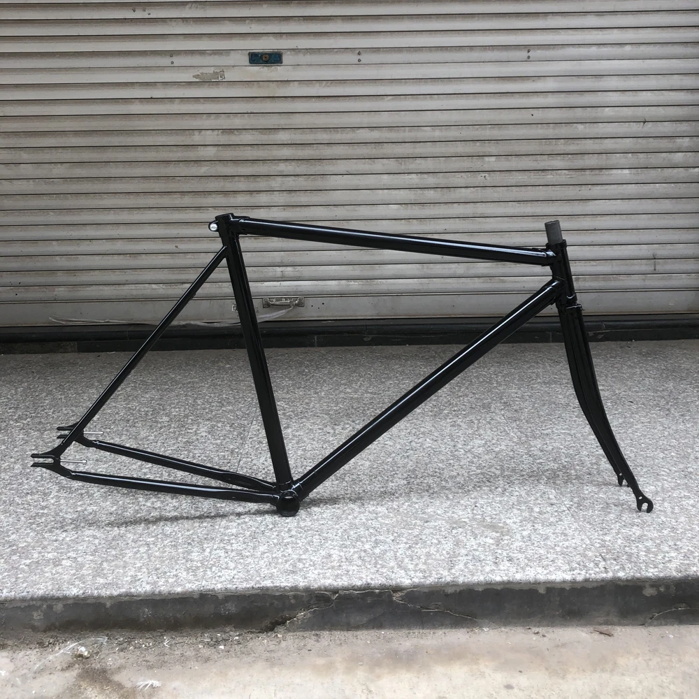 fixe bike frame 52cm black vintage fixed gear bike frame single bicycle lug frame steel with fork
fixe bike frame 52cm black vintage fixed gear bike frame single bicycle lug frame steel with fork