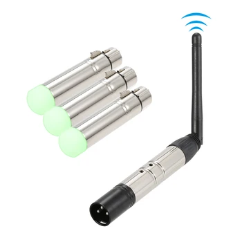 DMX512 Transmitter Receiver Kit Portable 2.4G ISM Wireless Transmitter Receiver for Party DJ Show Disco KTV Stage Light Fixture
DMX512 Transmitter Receiver Kit Portable 2.4G ISM Wireless Transmitter Receiver for Party DJ Show Disco KTV Stage Light Fixture