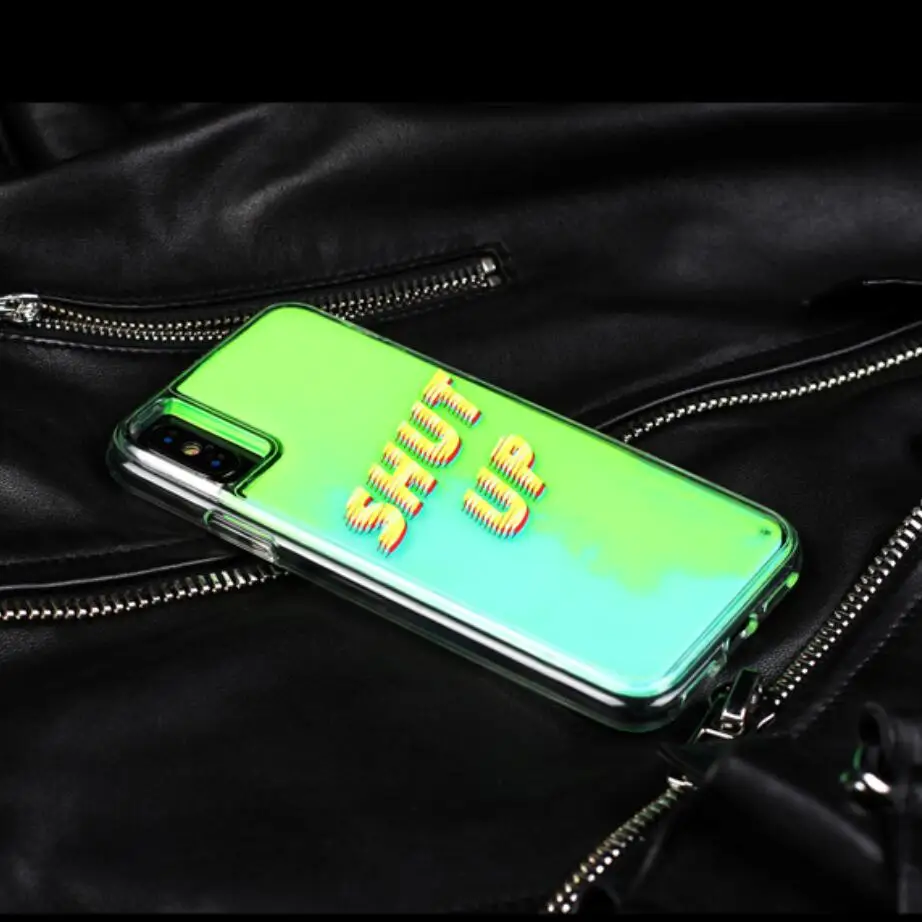 Glowing Neon Shut Up Sea Pool Dynamic Cascading Glitter Case for iPhone XS Max XR X 8 7 6 6S Plus
Glowing Neon Shut Up Sea Pool Dynamic Cascading Glitter Case for iPhone XS Max XR X 8 7 6 6S Plus