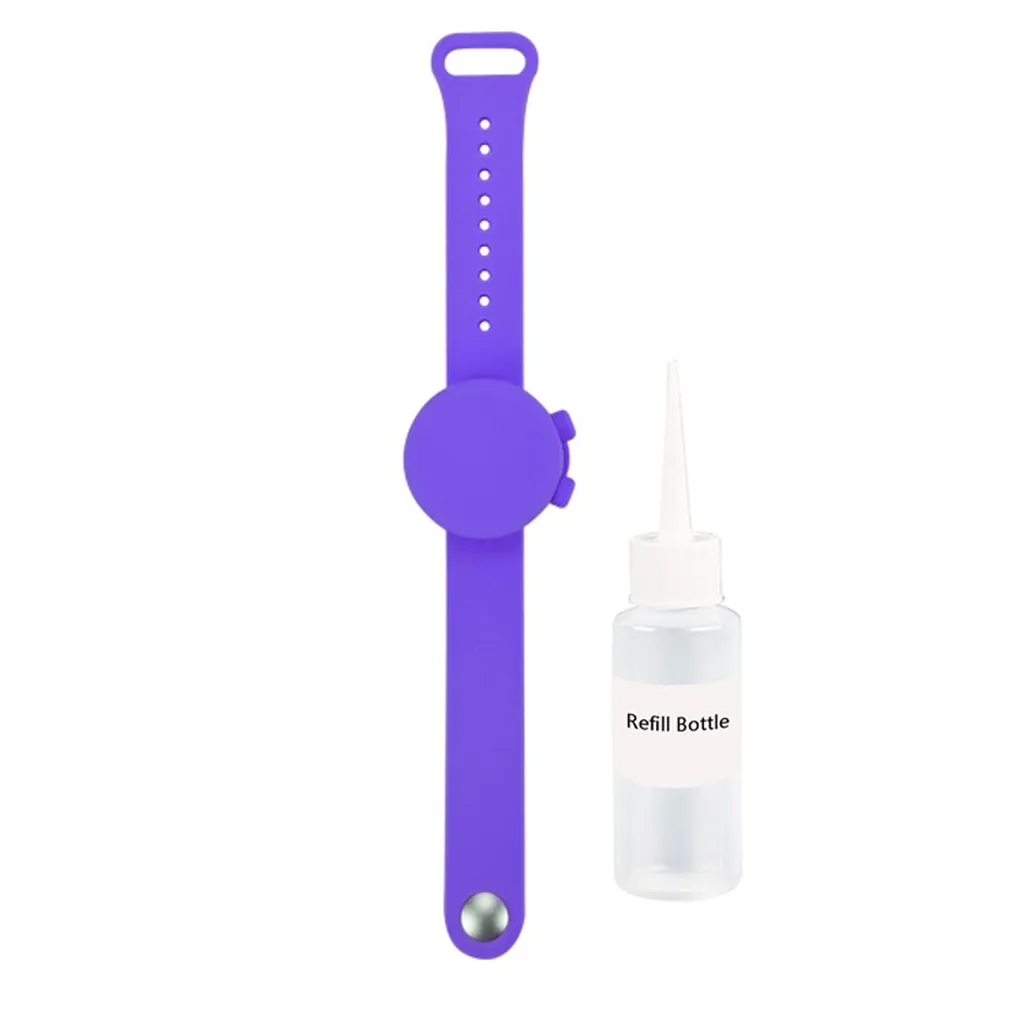 Dispensing Tool Wristband Hand Dispenser This Wearable Hand Sanitizer Dispenser Pumps Disinfectant Sanitizer Bracelet Oct 22nd
Dispensing Tool Wristband Hand Dispenser This Wearable Hand Sanitizer Dispenser Pumps Disinfectant Sanitizer Bracelet Oct 22nd