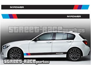 For 2Pcs Universal 1Set/2pcs Racing Stripes 001 Graphics Stickers Decals M Power M Sport 1 2 3 4 5 Series Car styling
For 2Pcs Universal 1Set/2pcs Racing Stripes 001 Graphics Stickers Decals M Power M Sport 1 2 3 4 5 Series Car styling