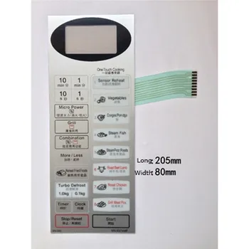 Microwave Oven Panel Membrane Switch Control Panel Touch Button for NN-K574MF Microwave Oven Repair Parts
Microwave Oven Panel Membrane Switch Control Panel Touch Button for NN-K574MF Microwave Oven Repair Parts