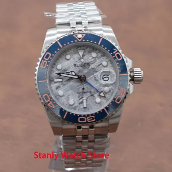 Sapphire Bliger 40mm Grey Dial Luminous Marks GMT Function Solid Jubilee-Band Automatic Movement Men's Watch
Sapphire Bliger 40mm Grey Dial Luminous Marks GMT Function Solid Jubilee-Band Automatic Movement Men's Watch