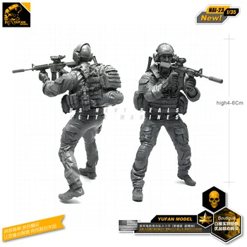 Yufan Model 1/35 Figure Model Kit For US Seal Assault Team Resin Soldier Model Nai-23
Yufan Model 1/35 Figure Model Kit For US Seal Assault Team Resin Soldier Model Nai-23