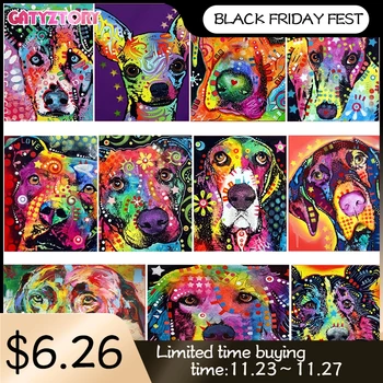 GATYZTORY color Dog series Diy painting number Animal oil paint by numbers canvas painting by numbers for kids adults art paint 
GATYZTORY color Dog series Diy painting number Animal oil paint by numbers canvas painting by numbers for kids adults art paint