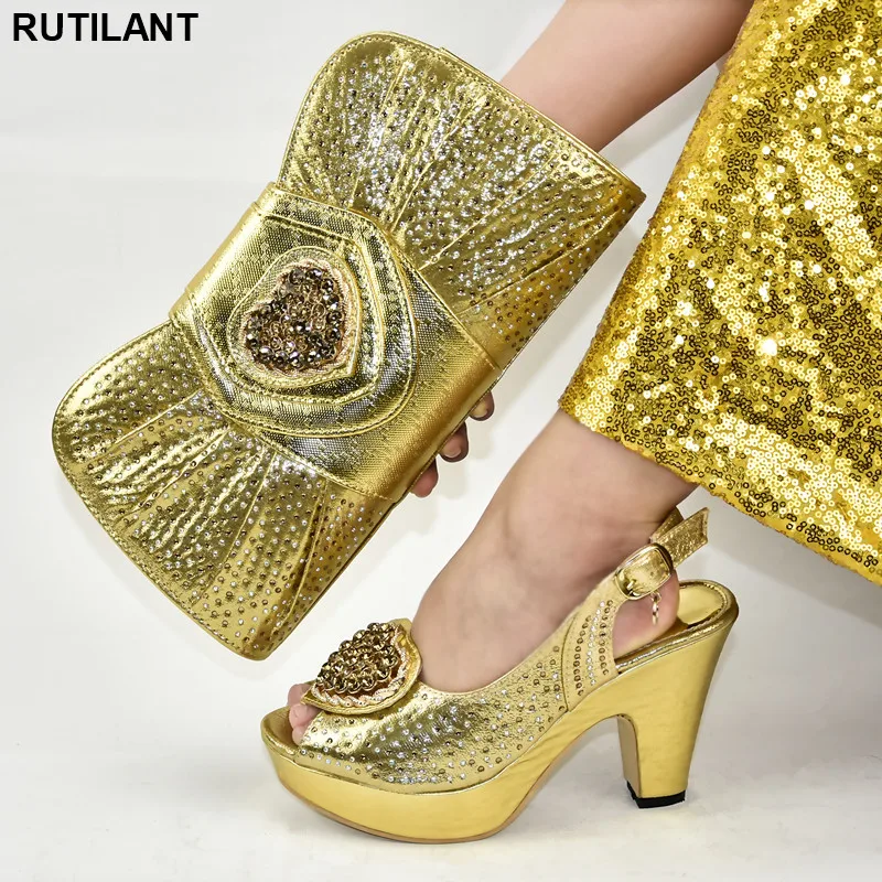 Sales In Women Matching Crystal Shoes and Bag Set for Wedding Decorated with Rhinestone African Shoes and Matching Bags Italian
Sales In Women Matching Crystal Shoes and Bag Set for Wedding Decorated with Rhinestone African Shoes and Matching Bags Italian