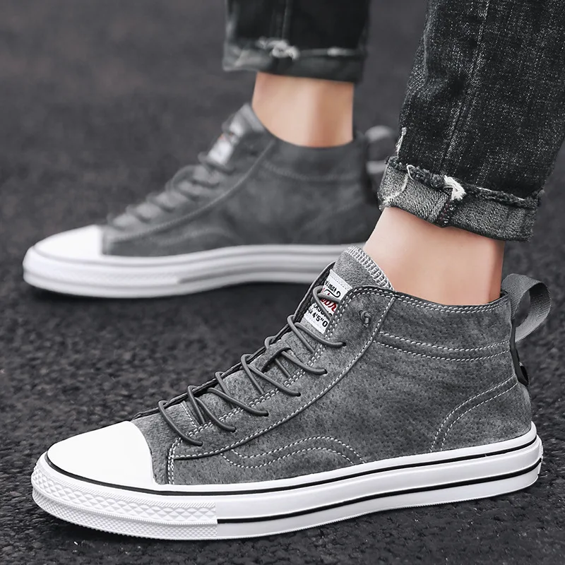 2019 New Style Trendy Shoes Autumn And Winter Korean-style Trend MEN'S SHOES Casual Hight-top Genuine Leather Shoes Men Cloth Sh
2019 New Style Trendy Shoes Autumn And Winter Korean-style Trend MEN'S SHOES Casual Hight-top Genuine Leather Shoes Men Cloth Sh