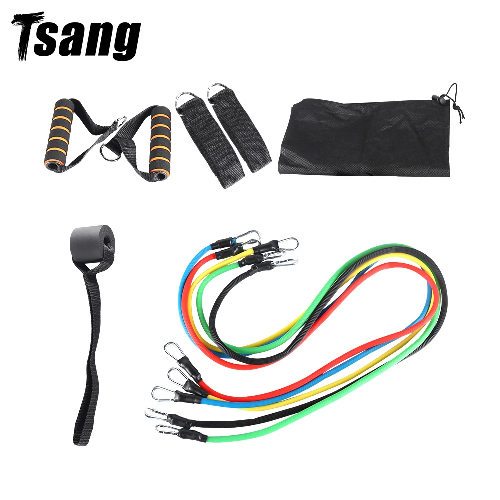 Tsang 11pcs Training Resistance Bands Set Fitness Stretch Expander Pull Rope Gym Rubber Pilates Elastic Tubes Workout Equipment
Tsang 11pcs Training Resistance Bands Set Fitness Stretch Expander Pull Rope Gym Rubber Pilates Elastic Tubes Workout Equipment
