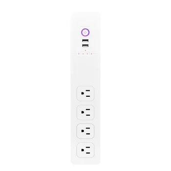 US Standard Power Strip,WiFi Smart Plug 4 AC 2USB Socket,WIFI Remote Control Outlet with 1.8m Extension Cord Independent Switch
US Standard Power Strip,WiFi Smart Plug 4 AC 2USB Socket,WIFI Remote Control Outlet with 1.8m Extension Cord Independent Switch
