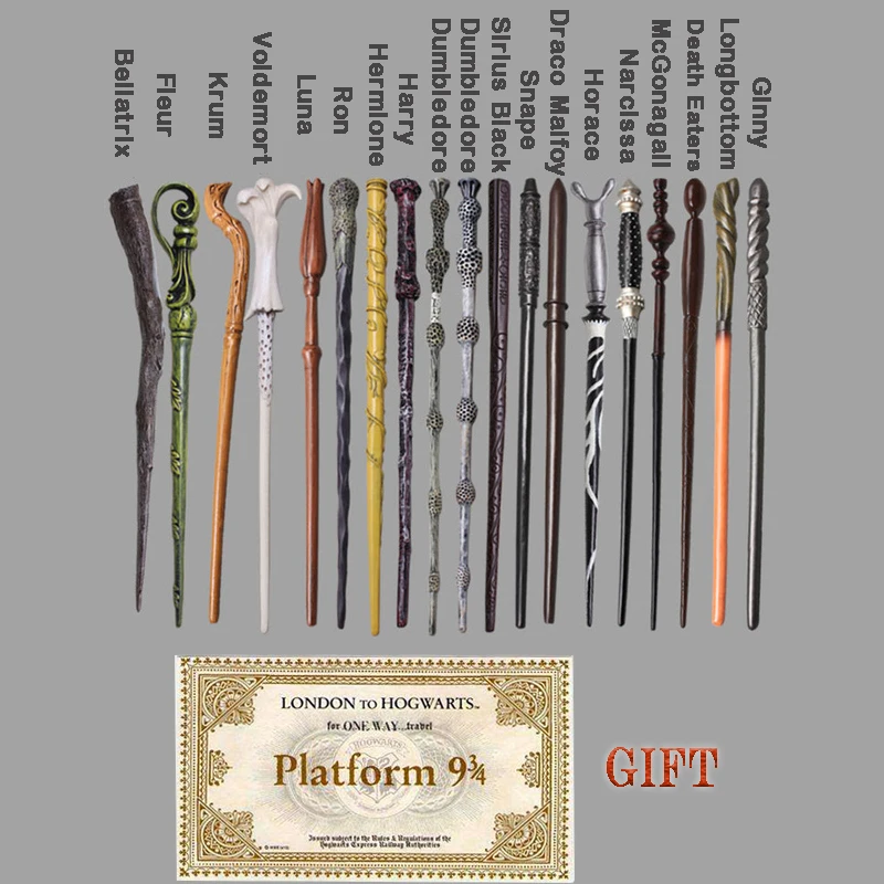 

17 Kinds of Potter Magic Wands with Box London Express Replica Train Ticket /Any Other Wands Also Can Ask Us