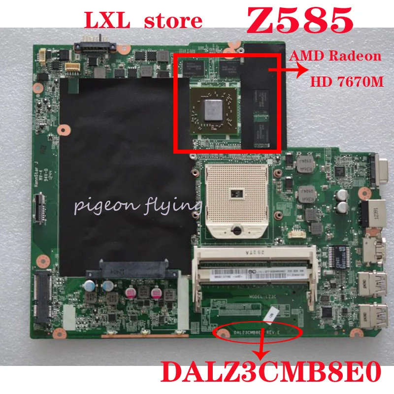 Новинка материнская плата для ноутбука lenovo ideapad Z585 модель DALZ3CMB8E0 флэш память 2 Гб