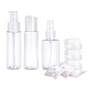 Portable travel empty bottle set 11 piece set to send storage box silicone wash cosmetics dispensing bottle
Portable travel empty bottle set 11 piece set to send storage box silicone wash cosmetics dispensing bottle