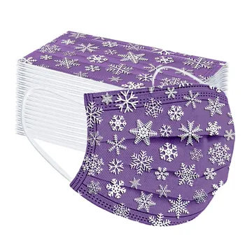 50PC Disposable mask Adult'S Christmas Printed Meltblown Non-woven face Mask Breathable Elastic mouth Face Mask Mondmasker
50PC Disposable mask Adult'S Christmas Printed Meltblown Non-woven face Mask Breathable Elastic mouth Face Mask Mondmasker