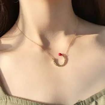 Amaiyllis S925 Sterling Silver Matches Clavicle Necklaces Pendant Personality Silver Pendant Necklace For Women Jewellry
Amaiyllis S925 Sterling Silver Matches Clavicle Necklaces Pendant Personality Silver Pendant Necklace For Women Jewellry