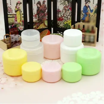 10g Plastic Empty Makeup Jar Pot Refillable Sample bottles Travel Face Cream Lotion Cosmetic Container 
10g Plastic Empty Makeup Jar Pot Refillable Sample bottles Travel Face Cream Lotion Cosmetic Container
