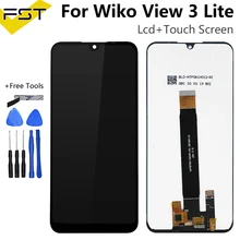 Écran tactile LCD pour Wiko View 3 Lite 6.09, W-V800 pouces, capteur, accessoires de téléphone portable=