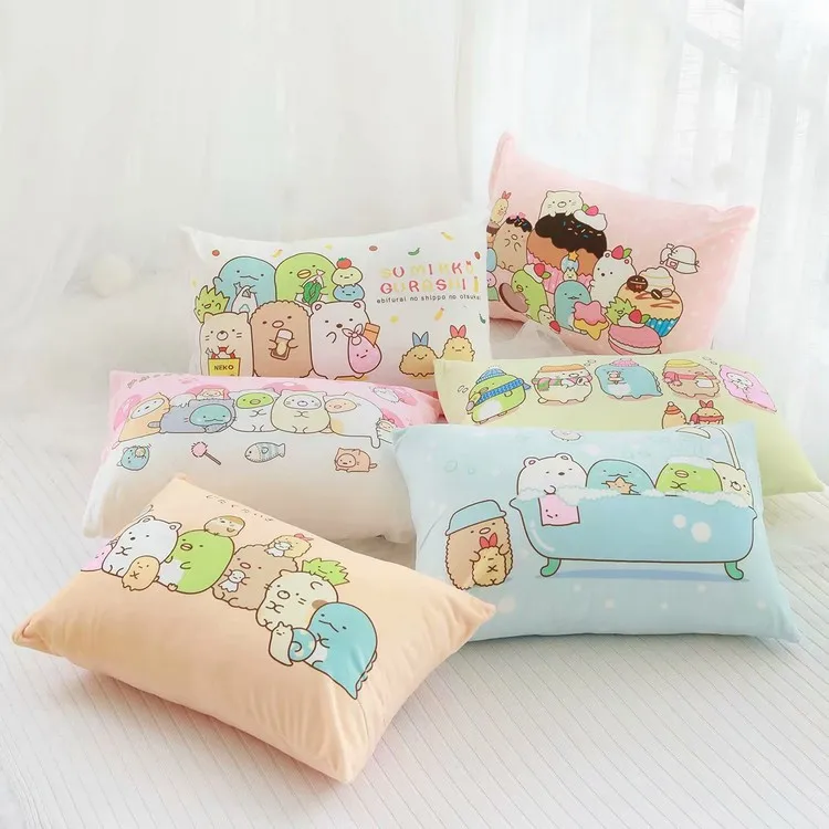 Милая плюшевая игрушка мультфильм Sumikko Gurashi Мягкая Наволочка подарок на день