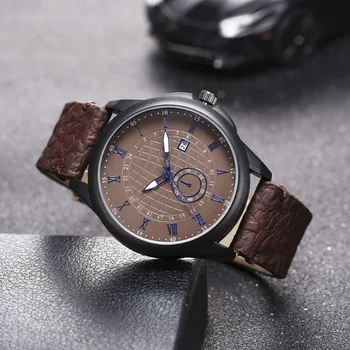 Top Brand Luxury Men's Single Calendar Casual Belt Watch Business Watch Men watch Quartz Business Wristwatch reloj hombre
Top Brand Luxury Men's Single Calendar Casual Belt Watch Business Watch Men watch Quartz Business Wristwatch reloj hombre