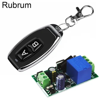Rubrum 433MHz Universal Wireless Remote AC 110V 220V 1CH RF Relay and Transmitter Remote Control Garage Gate Light Fan Home DIY
Rubrum 433MHz Universal Wireless Remote AC 110V 220V 1CH RF Relay and Transmitter Remote Control Garage Gate Light Fan Home DIY
