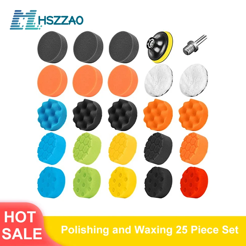 Buffing Pad Car Sponge Polishing Pad Kit M10 M14 Thread Abrasive Polisher Drill Adapter Waxing Tools Accessory
Buffing Pad Car Sponge Polishing Pad Kit M10 M14 Thread Abrasive Polisher Drill Adapter Waxing Tools Accessory
