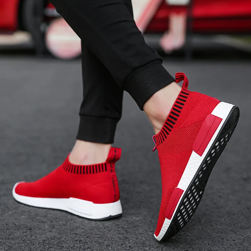 Summer Men Shoes Solid Slip On Comfortable Casual Shoes Men Black White Light Weight Sneakers Shoes Summer Men Shoes Solid Slip On Comfortable Casual Shoes Men Black White Light Weight Sneakers Shoes
