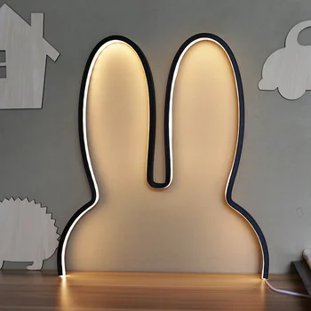 Creative Rabbit Night Lights Cute LED Desk Lamp for Children Kid Holiday Gift Table Decor Atmosphere Light YHJ011718
Creative Rabbit Night Lights Cute LED Desk Lamp for Children Kid Holiday Gift Table Decor Atmosphere Light YHJ011718