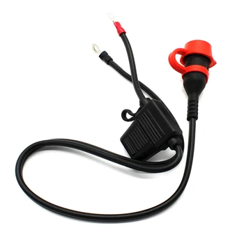 Charger Spare Lead Connector with Fuse Eyelet Cable with Fuse Water Resistant Spare Lead- 2-Pin Auto Accessories
Charger Spare Lead Connector with Fuse Eyelet Cable with Fuse Water Resistant Spare Lead- 2-Pin Auto Accessories