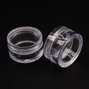 10G Cream bottle Empty Plastic Cosmetic Makeup Jar Pots Jar with Flat Threaded Cap, Eyeshadow Lip Balm Transparent Container Box 
10G Cream bottle Empty Plastic Cosmetic Makeup Jar Pots Jar with Flat Threaded Cap, Eyeshadow Lip Balm Transparent Container Box