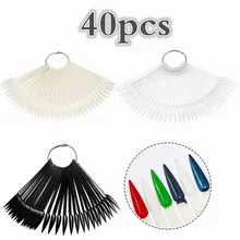 40pcs Professional Salon Practice Card Sharp Fan Shaped Detachable Nail Polish Display Board False Nail Tips
40pcs Professional Salon Practice Card Sharp Fan Shaped Detachable Nail Polish Display Board False Nail Tips