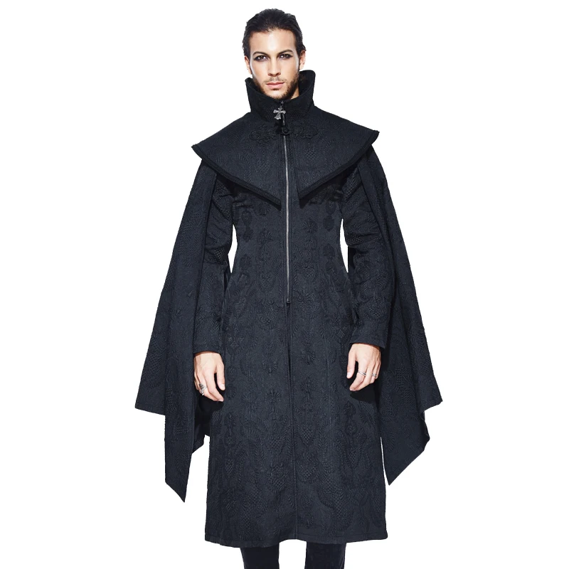 Devil Fashion Men Gothic Long Trench Coat Steampunk Vintage Detachable Perform Costume Palace Winter Long Jacket Coat
Devil Fashion Men Gothic Long Trench Coat Steampunk Vintage Detachable Perform Costume Palace Winter Long Jacket Coat