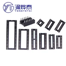 YYT 10PCS IC socket integrated block straight plug DIP microcontroller chip square hole base 8P 14 16 20 24 28 32 40P Pin
YYT 10PCS IC socket integrated block straight plug DIP microcontroller chip square hole base 8P 14 16 20 24 28 32 40P Pin