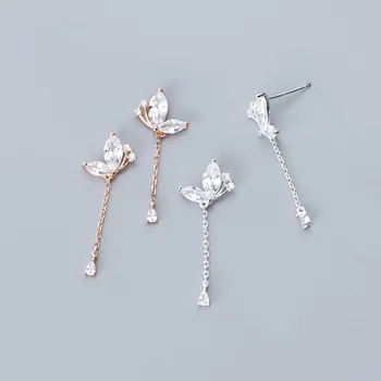 925 Sterling Silver Delicate Butterfly Drop Dangle Earrings for Women Minimalist Sweet Tassel Earing Femme Korean Style Jewelry 
925 Sterling Silver Delicate Butterfly Drop Dangle Earrings for Women Minimalist Sweet Tassel Earing Femme Korean Style Jewelry
