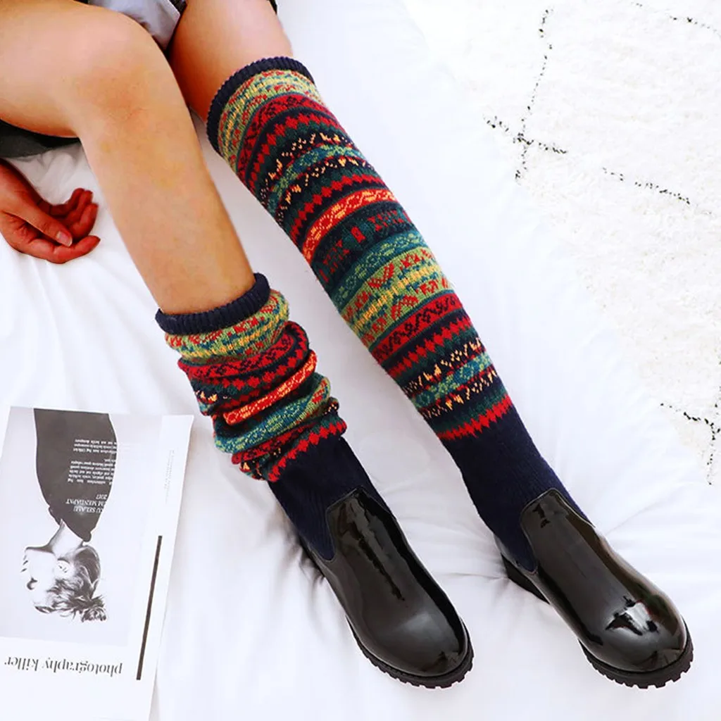 Women Winter sock over the knee boots Warm Med Heels Cool Retro Slip On Over Kneeth Sexy Long Tube Snow Boots Shoes botas mujer
Women Winter sock over the knee boots Warm Med Heels Cool Retro Slip On Over Kneeth Sexy Long Tube Snow Boots Shoes botas mujer