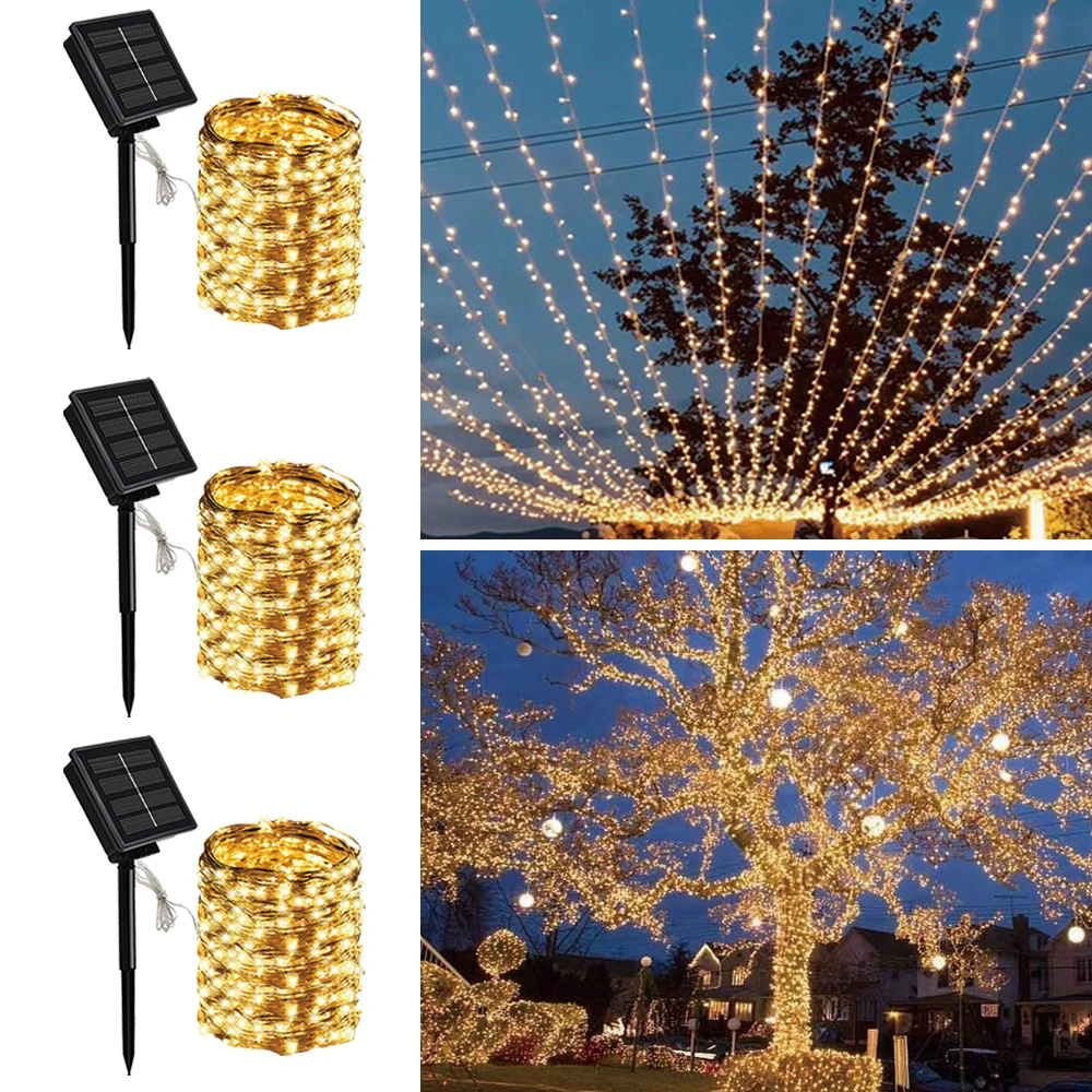 Solar Waterproof Fairy Light 5/10/20/30M Fairy Light Valentine's Day Birthday Party Easter Decoration Outdoor Garden Light.
Solar Waterproof Fairy Light 5/10/20/30M Fairy Light Valentine's Day Birthday Party Easter Decoration Outdoor Garden Light.