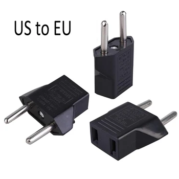 1PC USA US To EU Adapter Plug Travel Wall Electrical Power Charge Outlet Sockets Plug Socket Converter Lighting Accessories
1PC USA US To EU Adapter Plug Travel Wall Electrical Power Charge Outlet Sockets Plug Socket Converter Lighting Accessories