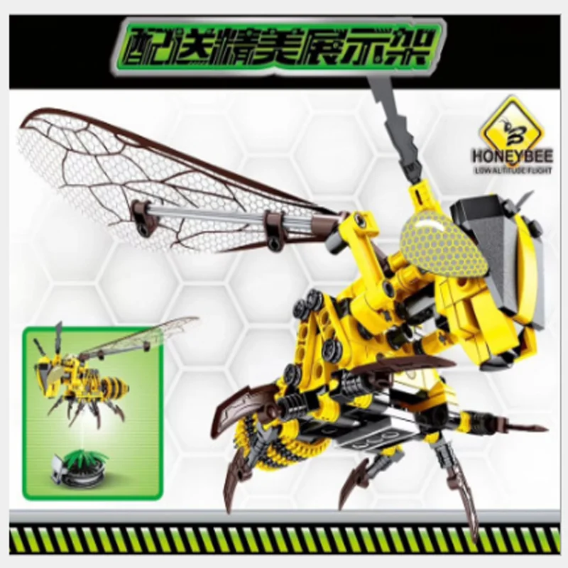236pcs Simulated insect DIY Bee Wasp dragonfly Building Blocks Compatible legoingly Technic Bricks Set Educational Toys
236pcs Simulated insect DIY Bee Wasp dragonfly Building Blocks Compatible legoingly Technic Bricks Set Educational Toys