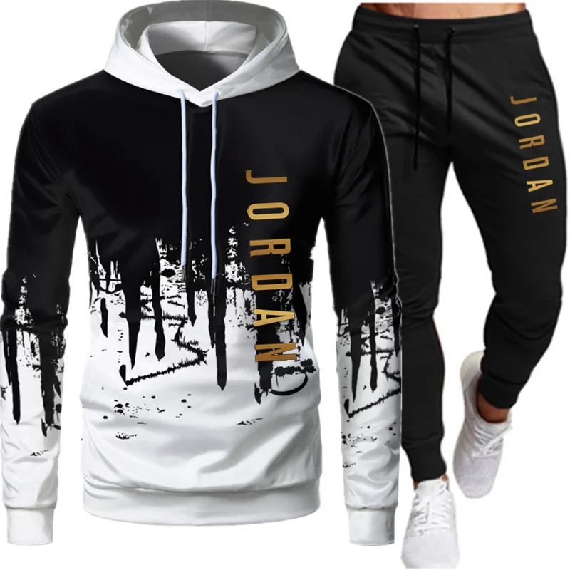 Men's Sets Men Joggers Suit Sets Hoodies Brand Hooded Sweatpants Sportswear Sportswear Tracksuit Pullover Men's Clothing Print
Men's Sets Men Joggers Suit Sets Hoodies Brand Hooded Sweatpants Sportswear Sportswear Tracksuit Pullover Men's Clothing Print