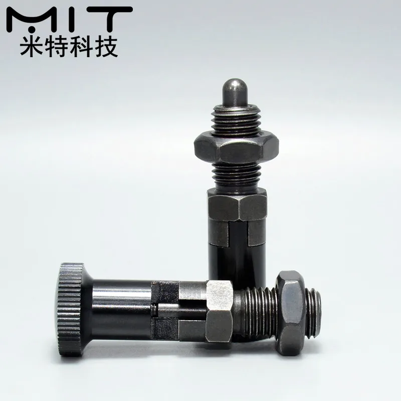 

1pcs rest position index plunger ,spring plungers,spring lock pin,aluminum knob, Screw with spring pin ,fine thread M5M6M8M10M